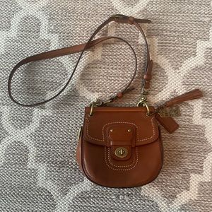 Coach mini saddle bag